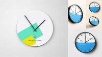 3406+ Clock Mockup Psd Hight Resolution