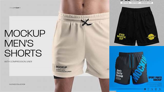 3408+ Mesh Shorts Mockup Psd High-Resolution PSD Download