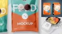 3409+ Flexible Food Package PSD Mockup Elegant Free Graphic Resource