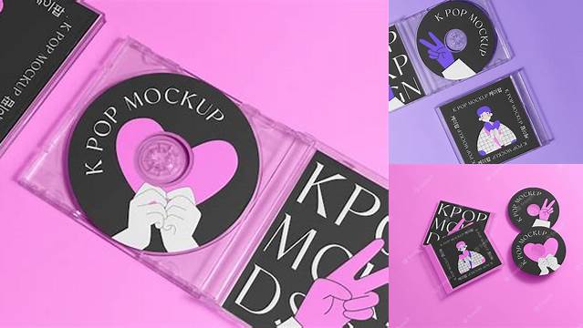 3413+ Kpop Album Mockup Free PSD