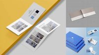 3416+ A4 Landscape Brochure Mockup Free Download Best Free Mockup PSD