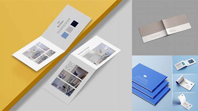 3416+ A4 Landscape Brochure Mockup Free Download Best Free Mockup PSD