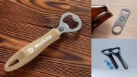 3423+ Bottle Opener With Glossy Handle PSD Mockup High-Resolution Graphic