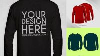 3424+ Download Mockup Kaos Lengan Panjang Cdr PSD Free Download