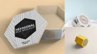 3424+ Hexagon Packaging Mockup Best for Showcase