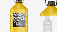 3425+ 5L Glossy PET Bottle PSD Mockup Professional Editable Freebie PSD