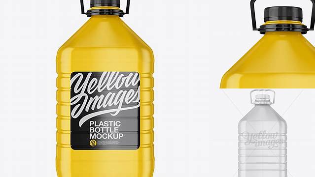 3425+ 5L Glossy PET Bottle PSD Mockup Professional Editable Freebie PSD