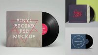 3425+ Vinyl Record With Paper Cover PSD Mockup Free Premium Photoshop Template Download