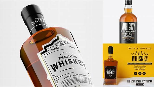 3429+ Whiskey Box PSD Mockup Photoshop Freebie