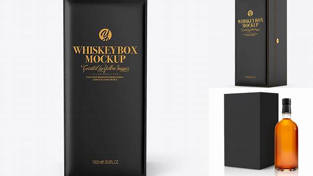 3433+ Whisky Box Mockup Best for Showcase