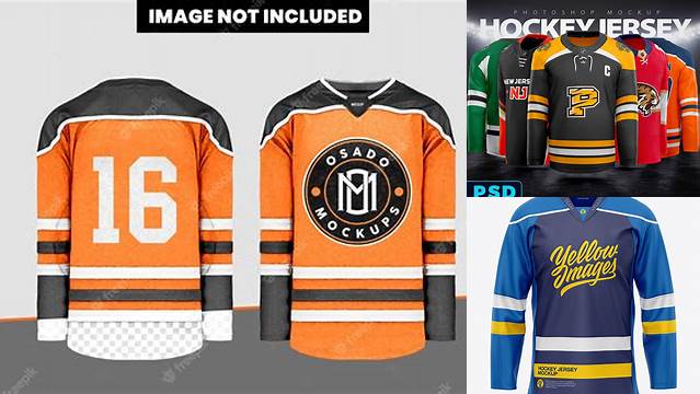 3435+ Free Hockey Jersey Template Psd Free Mockup PSD