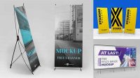 3443+ Download X Banner Cdr Best Free Mockup PSD