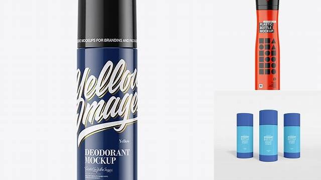 3443+ Glossy Deodorant Bottle PSD Mockup For Free Download