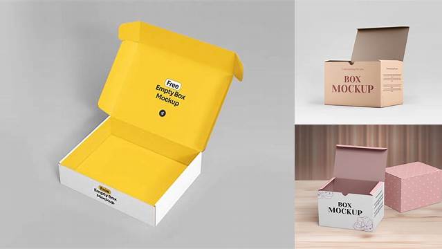 3448+ Open Box Mockup For Free Download