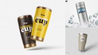 3460+ Tumbler Mockup Free Professional PSD Mockup