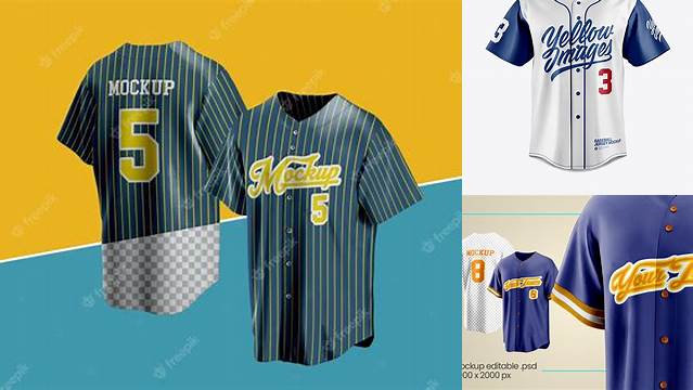 3465+ Baseball Jersey Mockup Psd For Free Download