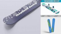 3465+ Snowboard Mockup Digital Download