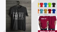 3468+ Mockup Kaos Cdr Mockup PSD