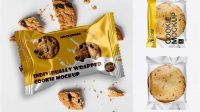 348+ Individually Wrapped Cookie PSD Mockup Digital Photoshop Free Mockup