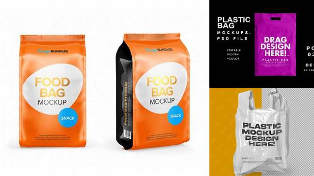 3480+ Plastic Sauce Bag PSD Mockup Layered Photoshop Template