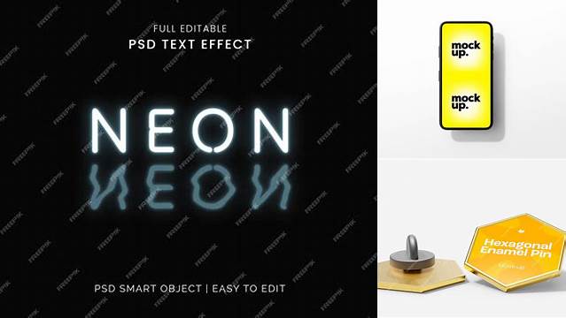 3484+ Hexagon Mockup Free Smart Object PSD Template