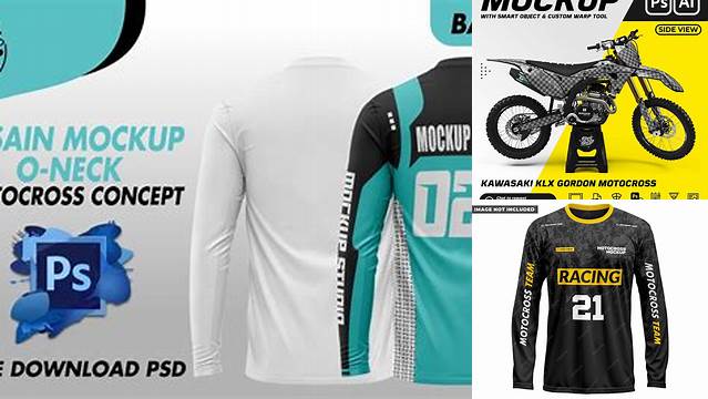 3490+ Mockup Motocross Photoshop Freebie