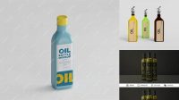 3491+ Matte Oil Bottle PSD Mockup Modern Photoshop Resource