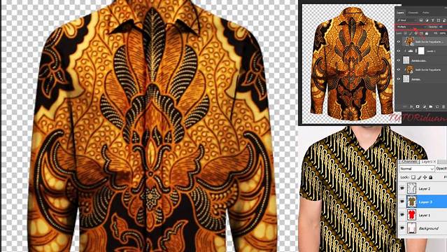 3493+ Template Baju Batik Untuk Photoshop Mockup PSD Free Download