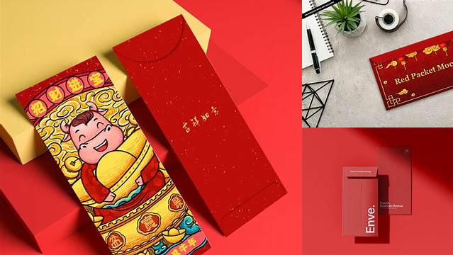 3495+ Red Packet Mockup Psd For Free Download