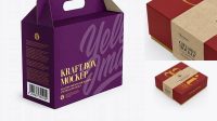 3499+ Two Textured Boxes PSD Mockup Half Side View Premium Free Graphic Resource