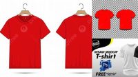 3507+ Template Kaos Merah Include TIFF