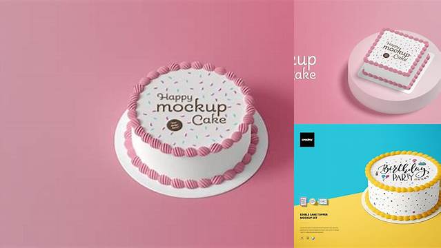 3510+ Birthday Cake Mockup Free Free Mockup Templates