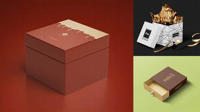 3510+ Opened Matte Gift Box PSD Mockup Versatile and Elegant PSD File