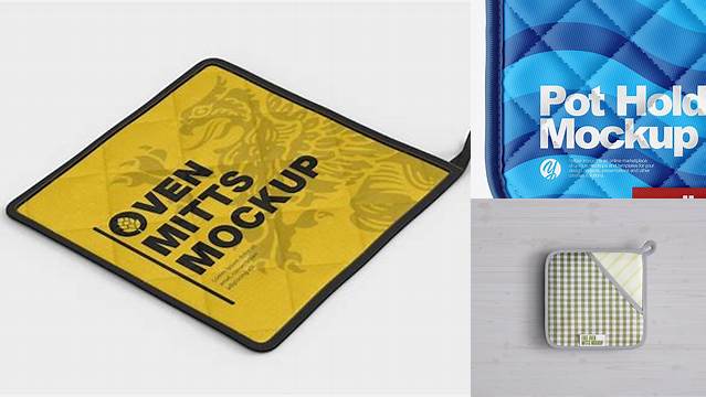 3511+ Pot Holder Mockup High-Quality Editable PSD