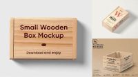 3511+ Wooden Box Mockup Free Free Mockup PSD