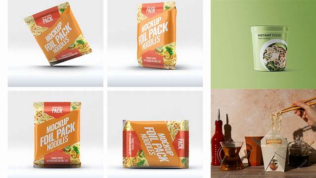 3519+ Instant Noodle Mockup Free Premium Free Graphic Resource