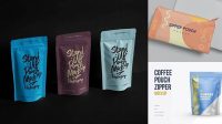 3519+ Stand Up Pouch with Zipper PSD Mockup Creative High-Resolution PSD Freebie