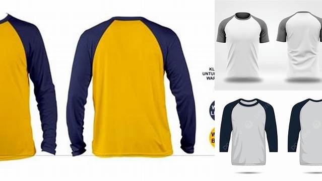 352+ Mockup Kaos Raglan Cdr Easy Editable