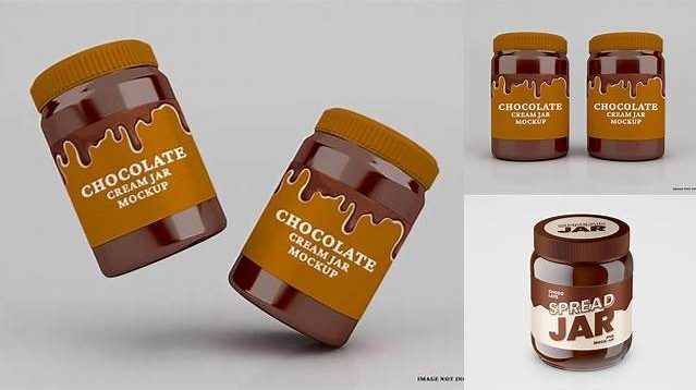 3520+ Chocolate Spread Jar PSD Mockup Free PSD Mockup Resource