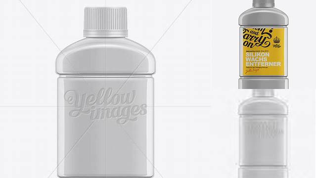 3525+ 250ml Silicone Remover Bottle PSD Mockup Exclusive and Stylish Design PSD