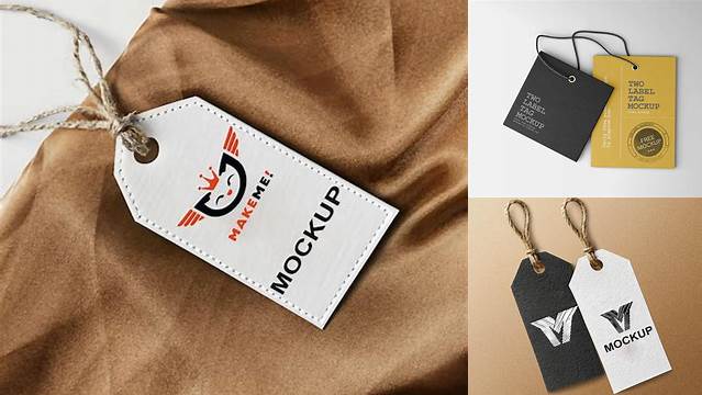 3526+ Clothing Label Mockup Include TIFF