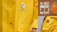 3532+ Rain Coat Mockup PSD Free Download