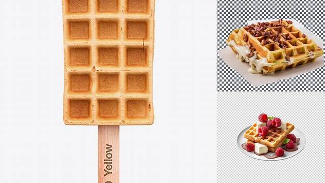 3534+ Belgian Waffle On Stick PSD Mockup Fully Editable Photoshop PSD Free Download