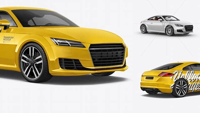 3536+ Audi TT PSD Mockup Half Side View High-Quality Digital Mockup Resource