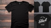 3537+ Black Shirt Mockup Psd Free Mockup Templates