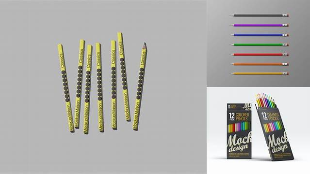 3537+ Pencils Mockup Smart Layer PSD