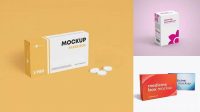 3538+ Medicine Box Mockup Psd Free Download Easy-to-Use PSD Template