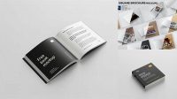 3539+ Square Booklet Mockup Versatile Photoshop File