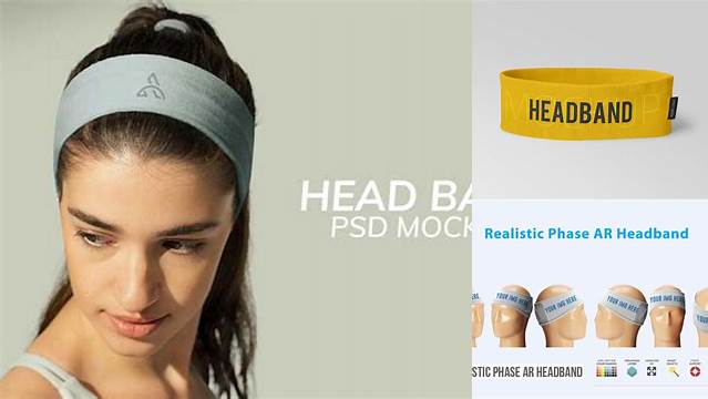 3551+ Head Band Mockup Free PSD