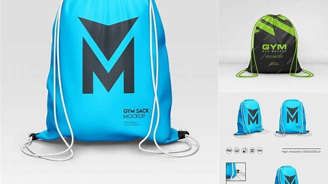 3561+ Matte Gym Sack PSD Mockup Fully Layered Photoshop Freebie